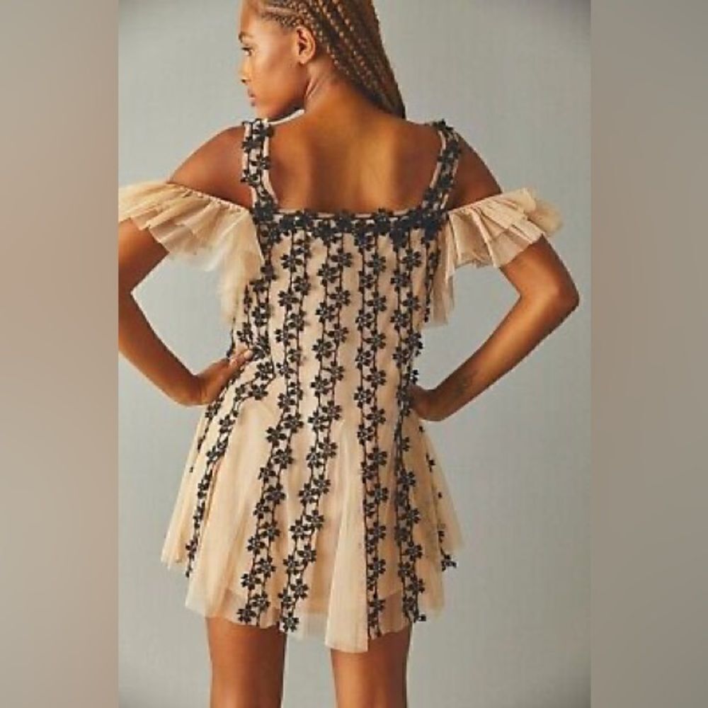 New FP One Black Lily Mini Dress - Picture 2 of 7